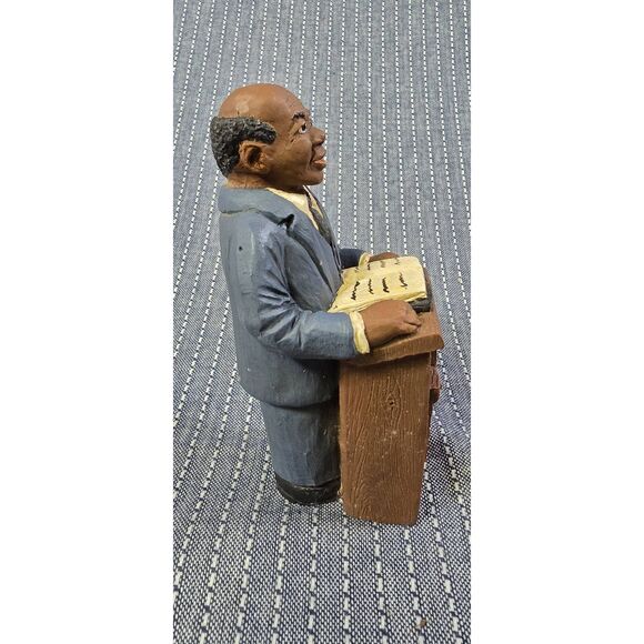 Vintage African American Preacher Figurine - Picture 2 of 6